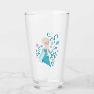 Frozen 2 Elsa "Let It Go" Watercolor Glass