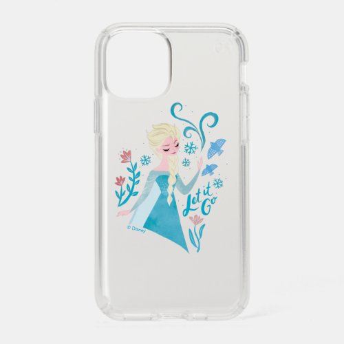Frozen 2  Elsa Let It Go Watercolor Speck iPhone 11 Pro Case