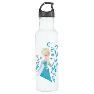 Frozen 2   Elsa "Let It Go" Watercolor Stainless Steel Water Bottle