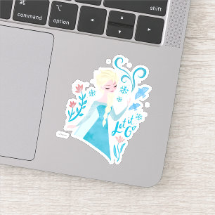 Frozen 2   Elsa "Let It Go" Watercolor Sticker