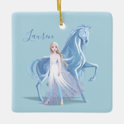 Frozen 2 | Elsa &amp; the Frosted Nokk Ceramic Ornament