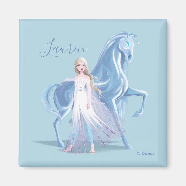 Frozen 2 | Elsa & the Frosted Nokk Magnet (Front)