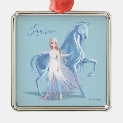 Frozen 2 | Elsa &amp; the Frosted Nokk Metal Ornament