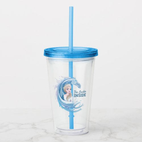 Frozen 2 Elsa  The Nokk Portrait Acrylic Tumbler