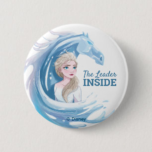 Frozen 2: Elsa & The Nokk Portrait Button
