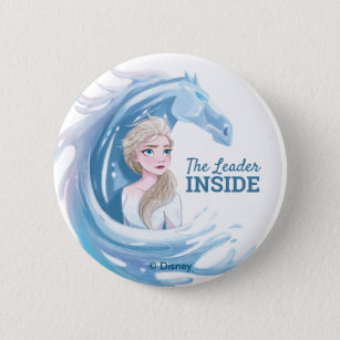 Frozen 2: Elsa & The Nokk Portrait Button