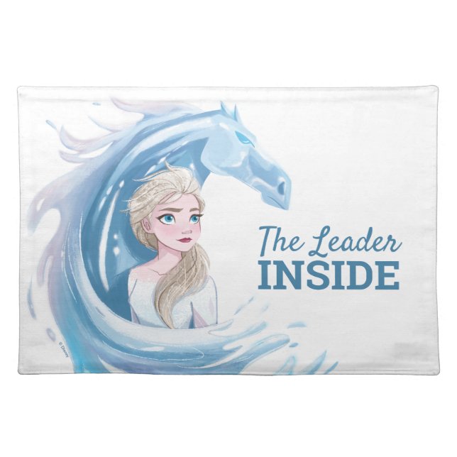 Frozen 2: Elsa & The Nokk Portrait Cloth Placemat (Front)