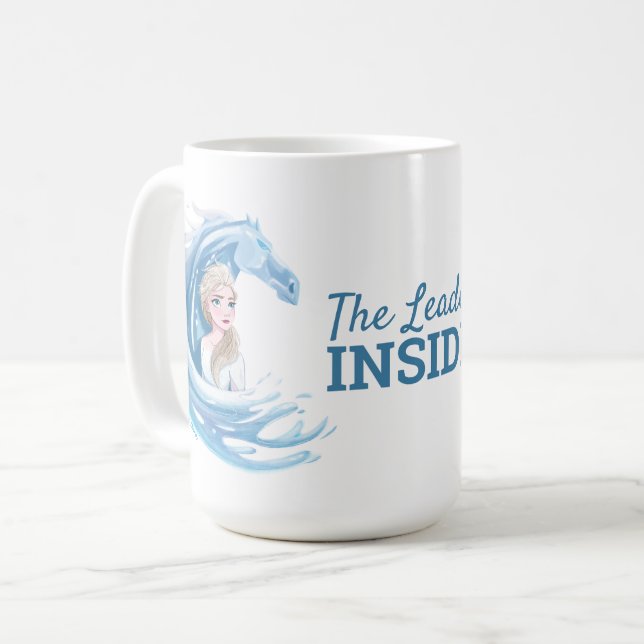 Frozen 2: Elsa & The Nokk Portrait Coffee Mug (Front Left)