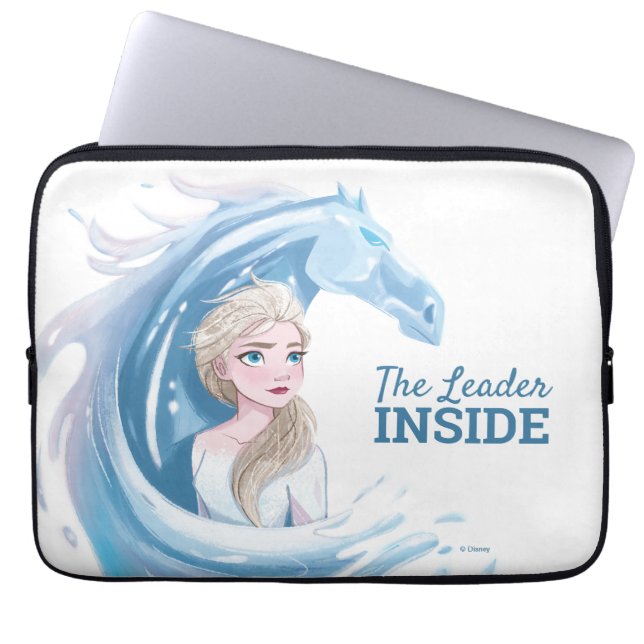 Frozen 2: Elsa & The Nokk Portrait Laptop Sleeve (Front)