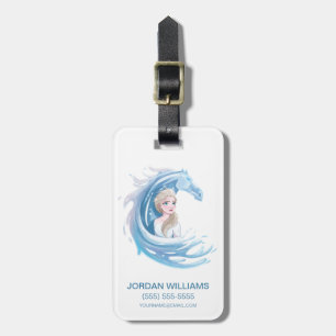 Frozen 2: Elsa & The Nokk Portrait Luggage Tag