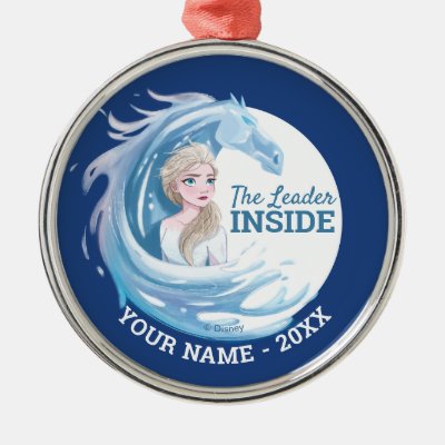 Frozen 2: Elsa &amp; The Nokk Portrait Metal Ornament