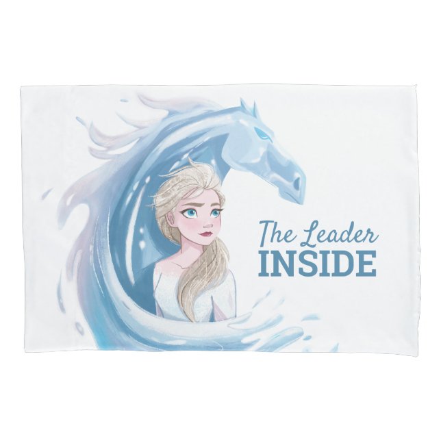 Frozen 2: Elsa & The Nokk Portrait Pillow Case (Front)
