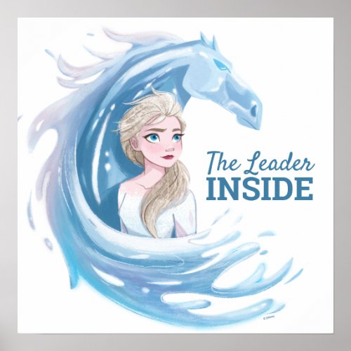 Frozen 2 Elsa  The Nokk Portrait Poster