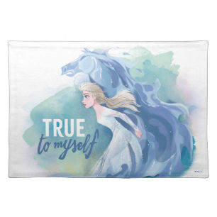 Frozen 2: Elsa & The Nokk   True To Myself Cloth Placemat