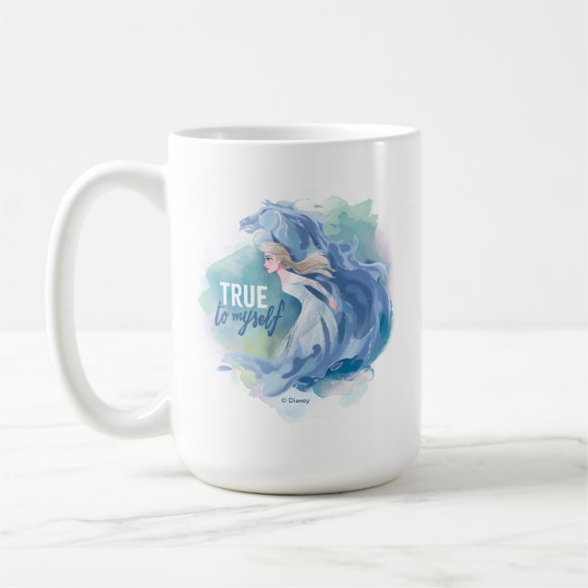 Frozen 2: Elsa & The Nokk | True To Myself Coffee Mug (Left)