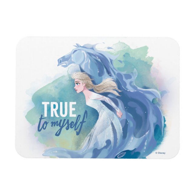 Frozen 2: Elsa & The Nokk | True To Myself Magnet (Horizontal)