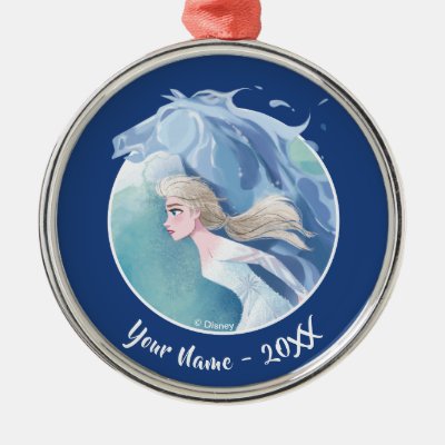 Frozen 2: Elsa &amp; The Nokk | True To Myself Metal Ornament