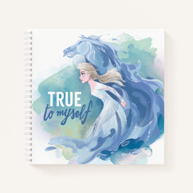 Frozen 2: Elsa & The Nokk | True To Myself Notebook (Front)