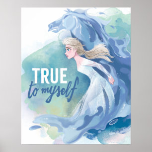 Frozen 2: Elsa & The Nokk True To Myself Poster