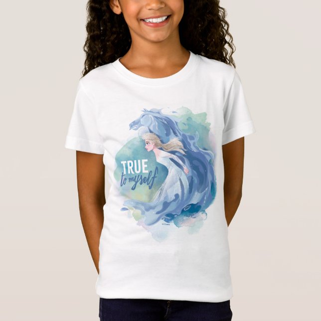 Frozen 2: Elsa & The Nokk | True To Myself T-Shirt (Front)