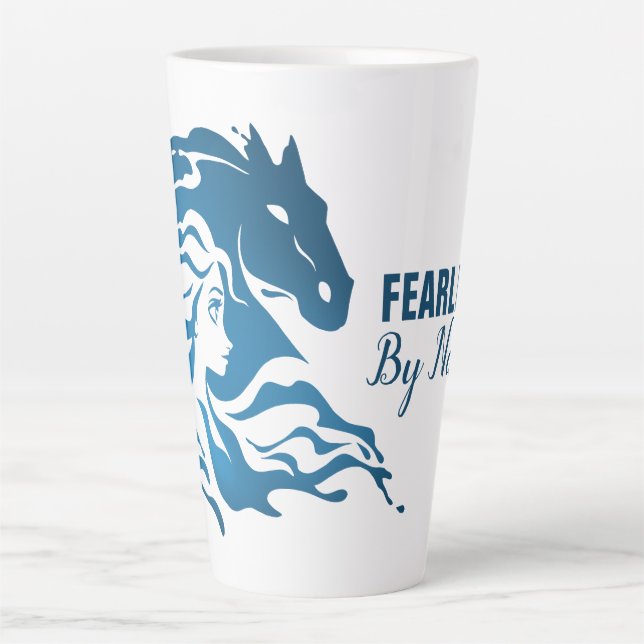 Frozen 2: Elsa & The Nokk Watercolor Silhouette Latte Mug (Front)