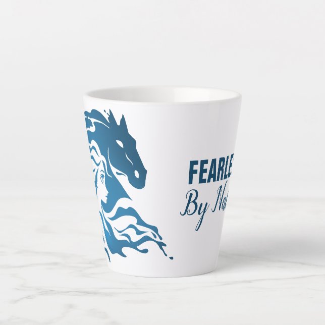 Frozen 2: Elsa & The Nokk Watercolor Silhouette Latte Mug (Front)