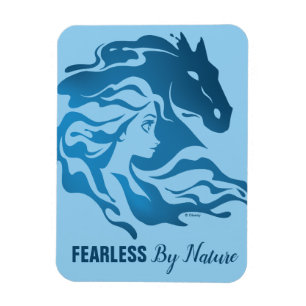 Frozen 2: Elsa & The Nokk Watercolor Silhouette Magnet