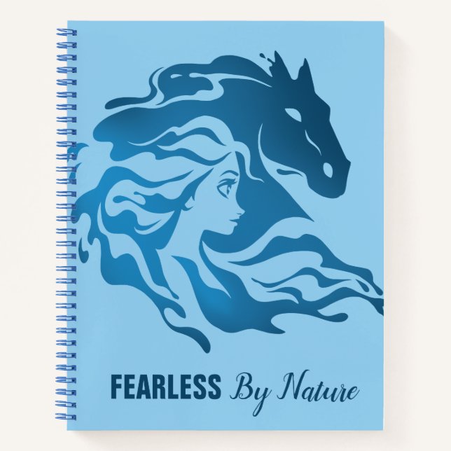 Frozen 2: Elsa & The Nokk Watercolor Silhouette Notebook (Front)