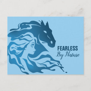 Frozen 2: Elsa & The Nokk Watercolor Silhouette Postcard