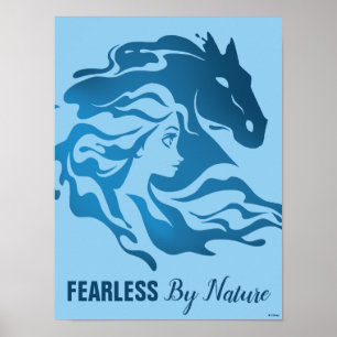 Frozen 2: Elsa & The Nokk Watercolor Silhouette Poster