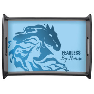 Frozen 2: Elsa & The Nokk Watercolor Silhouette Serving Tray