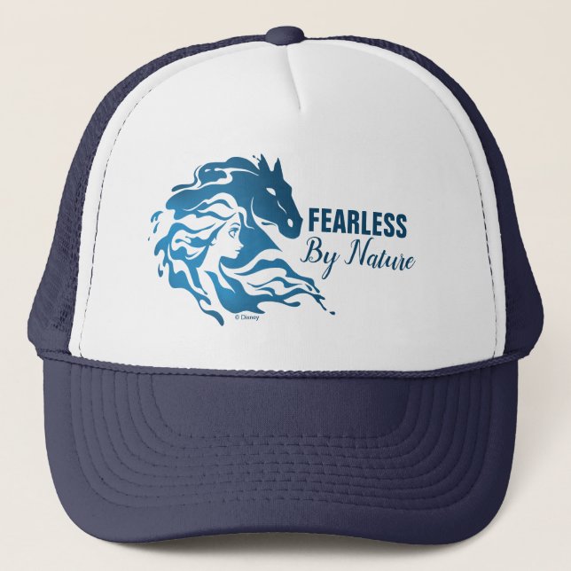 Frozen 2: Elsa & The Nokk Watercolor Silhouette Trucker Hat (Front)