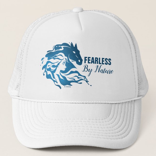 Frozen 2: Elsa & The Nokk Watercolor Silhouette Trucker Hat (Front)