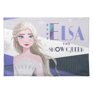 Frozen 2   Elsa the Snow Queen Cloth Placemat