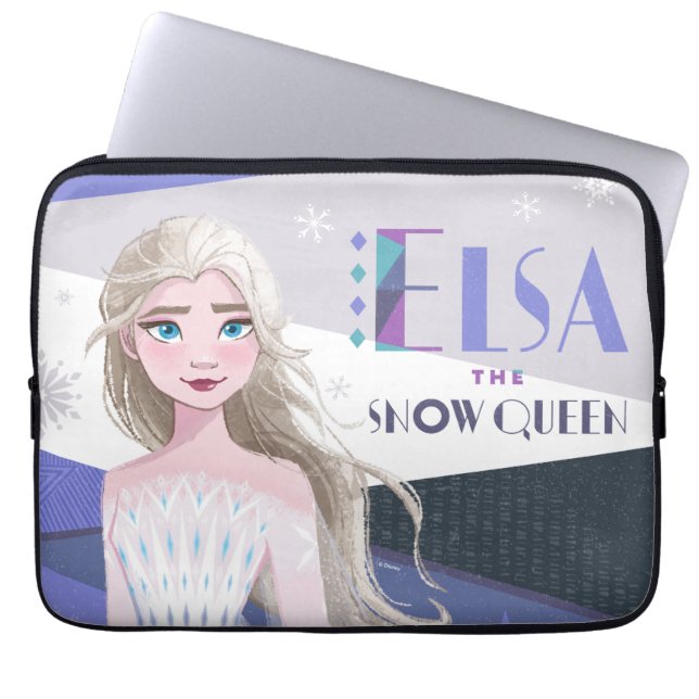 Frozen 2 | Elsa the Snow Queen Laptop Sleeve (Front)