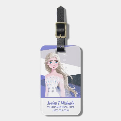 Frozen 2  Elsa the Snow Queen Luggage Tag