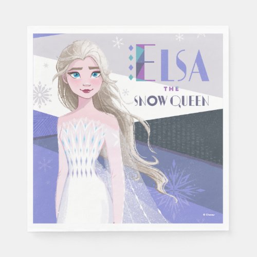 Frozen 2  Elsa the Snow Queen Napkins
