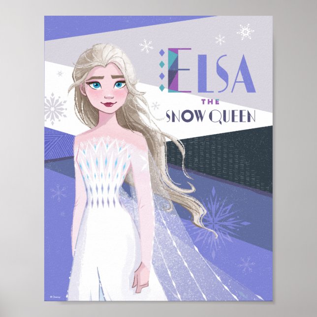 Frozen 2 | Elsa the Snow Queen Poster (Front)