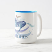 Frozen 2 | Elsa & the Water Nokk Two-Tone Coffee Mug (Front Right)