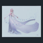 Frozen 2 | Elsa - There's Power in Me Faux Canvas Print<br><div class="desc">Frozen 2 | This sweet graphic features Elsa from Disney's Frozen 2.</div>