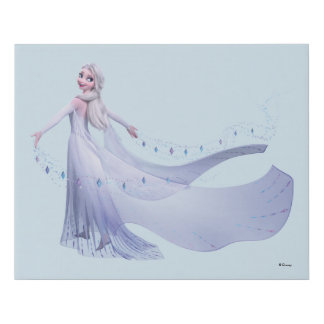 Frozen 2 | Elsa - There's Power in Me Faux Canvas Print