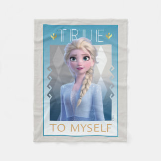 Frozen 2 | Elsa - True to Myself Fleece Blanket