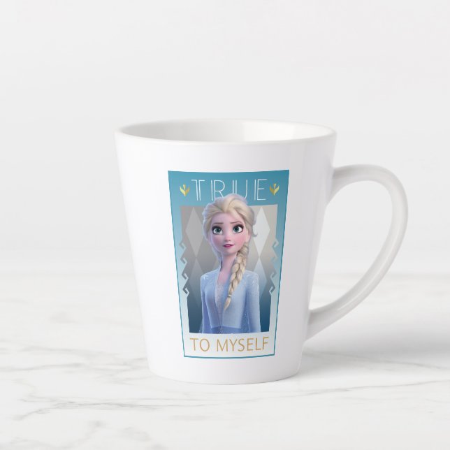 Frozen 2 | Elsa - True to Myself Latte Mug (Right)