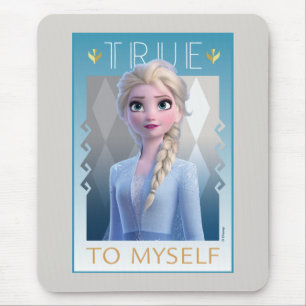 Frozen 2 Elsa - True to Myself Mouse Pad