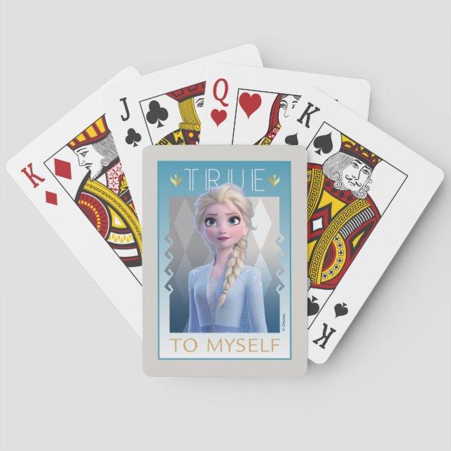 Frozen 2 | Elsa - True to Myself Playing Cards (Back)