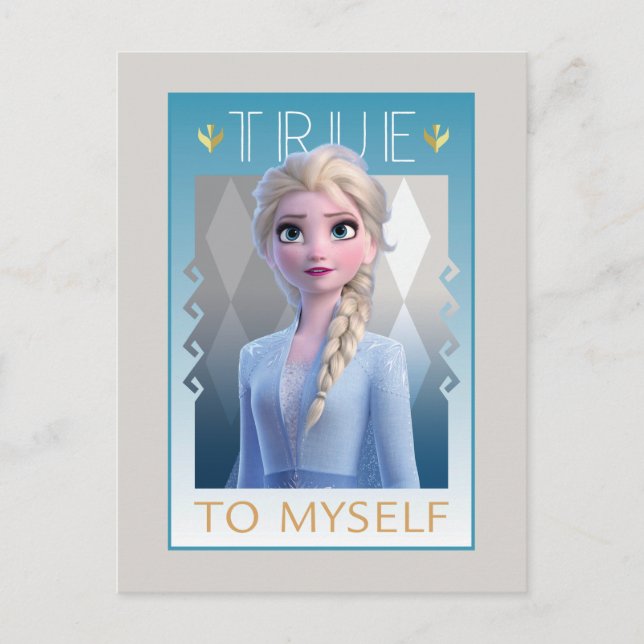 Frozen 2 | Elsa - True to Myself Postcard (Front)