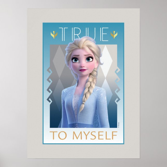 Frozen 2 | Elsa - True to Myself Poster (Front)