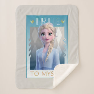 Frozen 2 | Elsa - True to Myself Sherpa Blanket