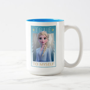 Frozen 2   Elsa - True to Myself Two-Tone Coffee Mug