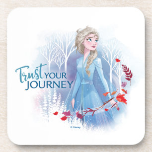 Frozen 2: Elsa   Trust Your Journey Beverage Coaster